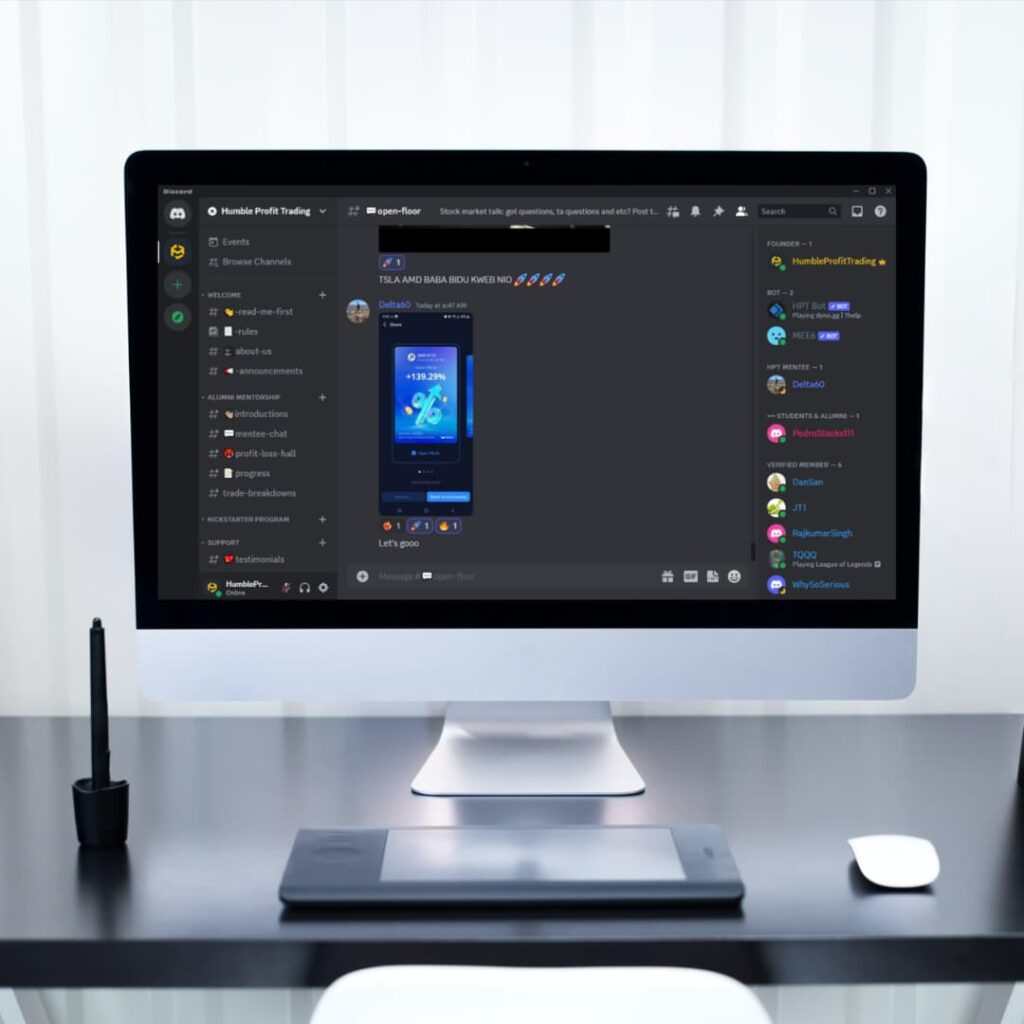 Option Trading Discord with Humble Profit Trading